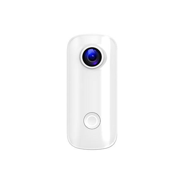 SJCAM C100 Plus Action Camera in white with 4K video and waterproof design