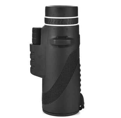 High-definition telescope with universal phone mount and 40X magnification for clear outdoor viewing