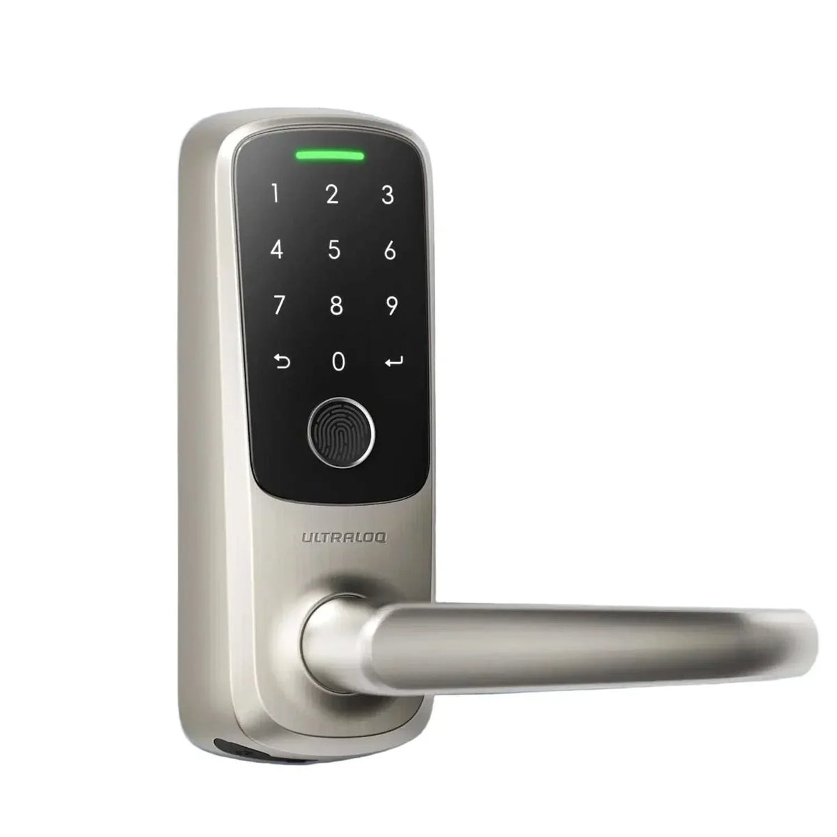 FingerGuard Smart Lock with 360° fingerprint ID and anti-peep touchscreen keypad